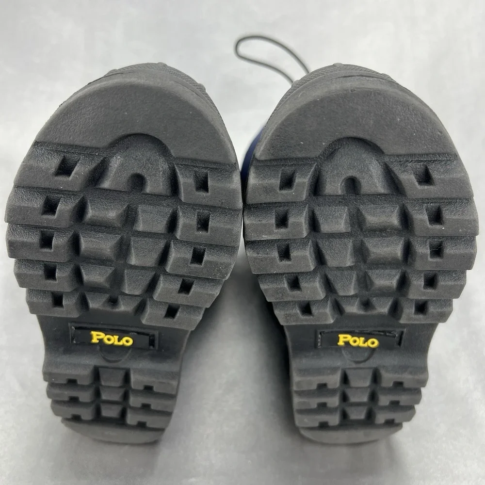 Vintage Polo Ralph Lauren Whalley 1931 Snow Boots Toddler's 9.5 Navy Yellow Pony